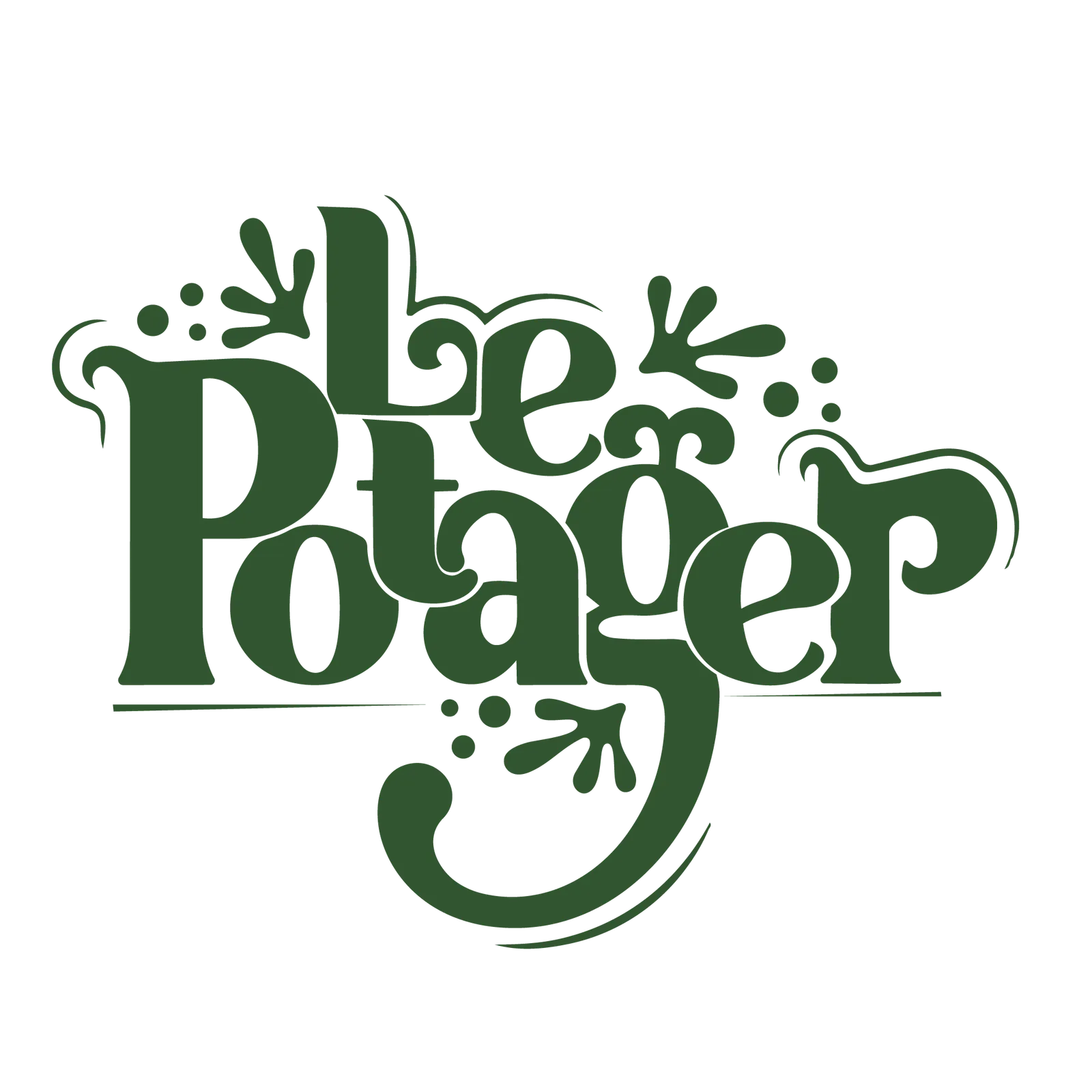 Déclinaison 3 du logo de Le Potager