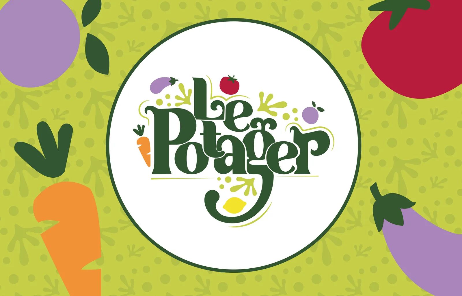 Le Potager : identité visuelle créée par OP Studio